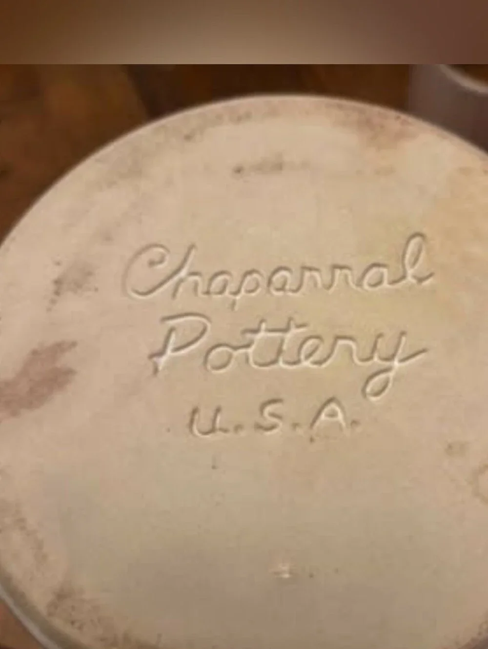 Vintage Chaparral Pottery USA Stoneware Utensil Crock | Farmhouse Cottagecore